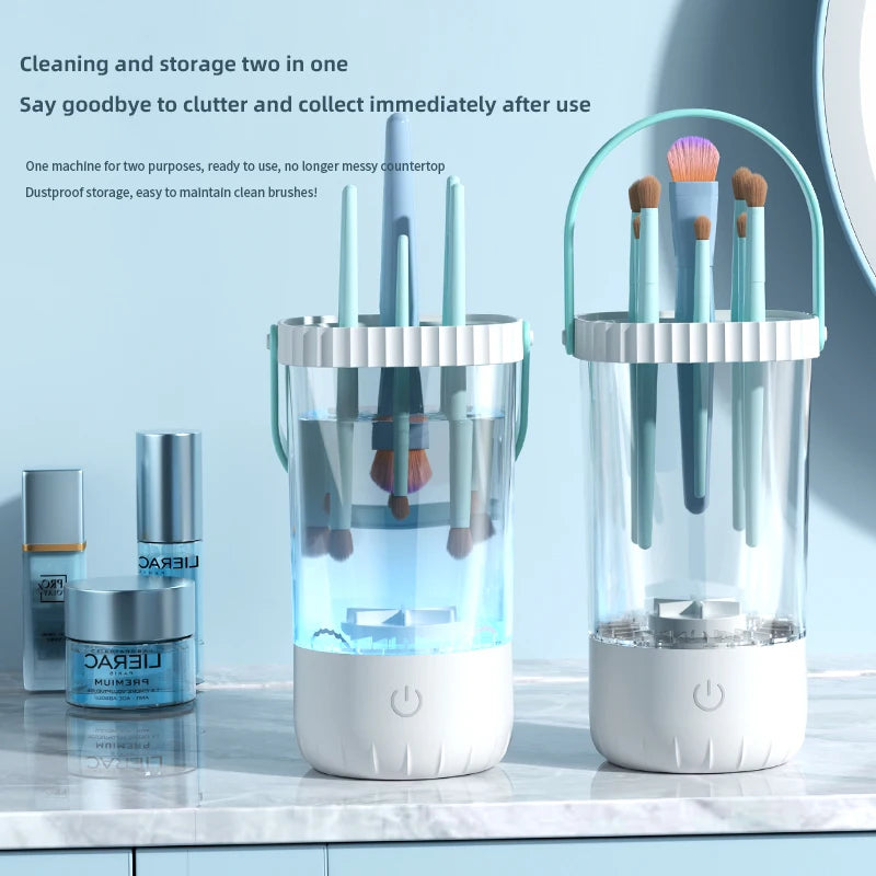 Automatic Makeup Brush Cleaner