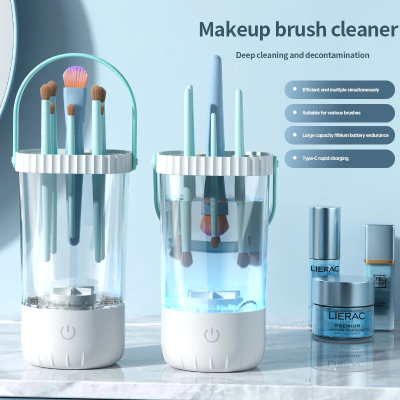 Automatic Makeup Brush Cleaner