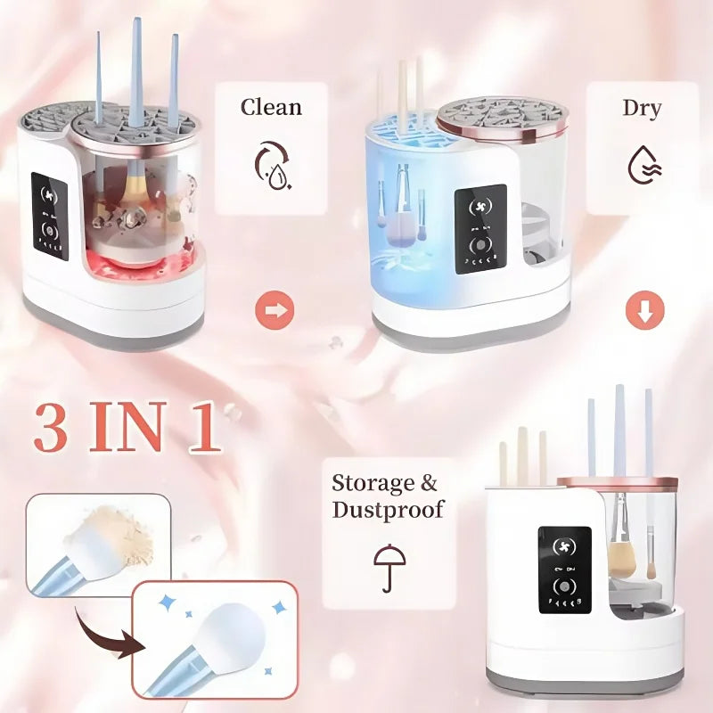 Electric  3 IN 1 Makeup Brush Cleaning